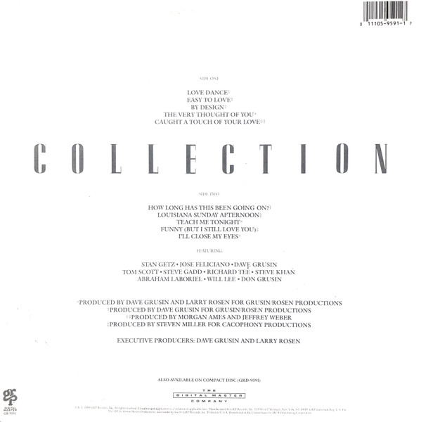 Diane Schuur - Collection | GRP (GR-9591) - 2