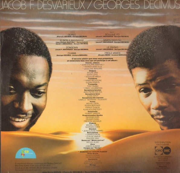 Jacob Desvarieux / Georges Decimus - Jacob F. Desvarieux / Georges Decimus | GD Productions (GD 35) - 2 Jacob Desvarieux / Georges Decimus - Jacob F. Desvarieux / Georges Decimus | GD Productions (GD 35) - 2
