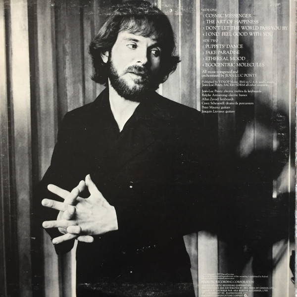 Jean-Luc Ponty - Cosmic Messenger | Atlantic (KSD 19189) - 2