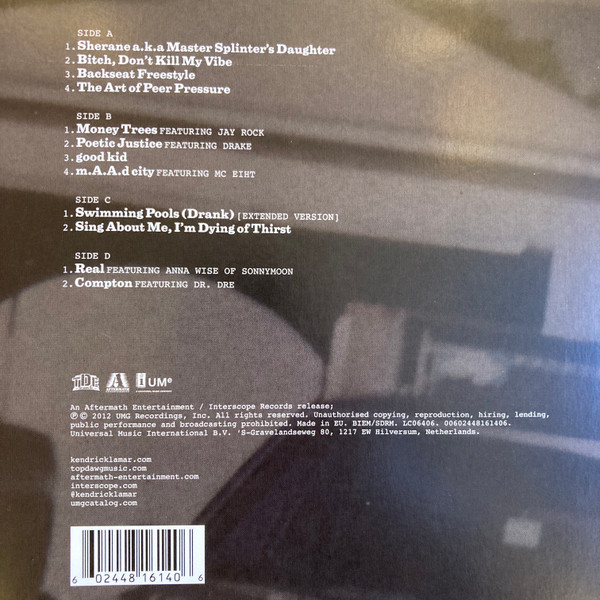 Kendrick Lamar - Good Kid, M.A.A.D City | Interscope Records (00602448161406) - 3