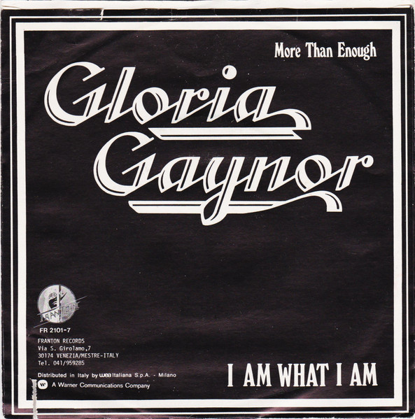 Gloria Gaynor - I Am What I Am | Franton Records (FR 2101-7) - 2 Gloria Gaynor - I Am What I Am | Franton Records (FR 2101-7) - 2