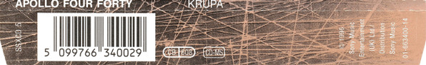 Apollo 440 - Krupa | Stealth Sonic Recordings (SSXCD 5) - 2