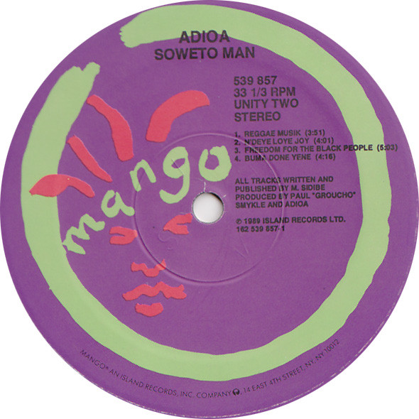 Adioa - Soweto Man | Mango (539 857-1) - 4