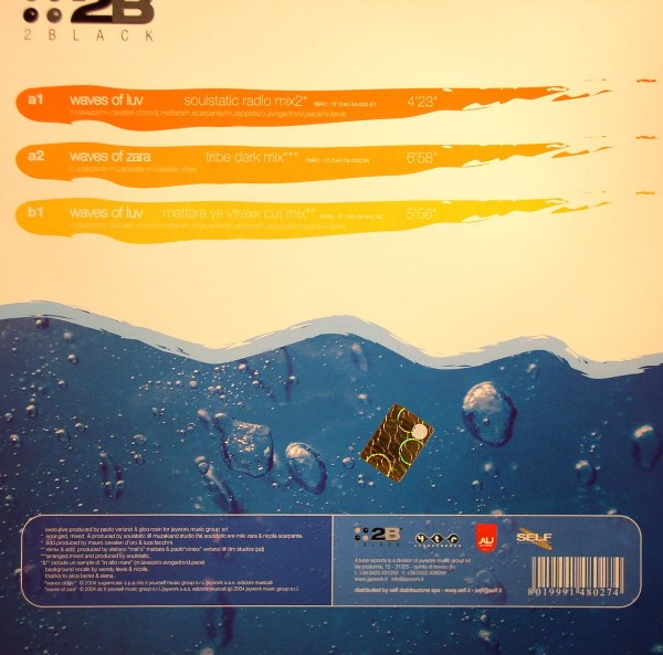 2 Black - Waves Of Luv | Jaywork Records (JW-MIX601) - 2 2 Black - Waves Of Luv | Jaywork Records (JW-MIX601) - 2