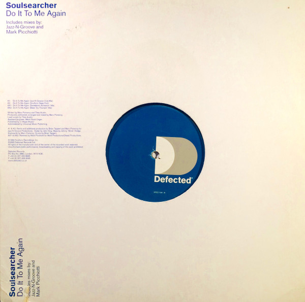 Soulsearcher - Do It To Me Again (Remixes) | Defected (DFECT15R) - main