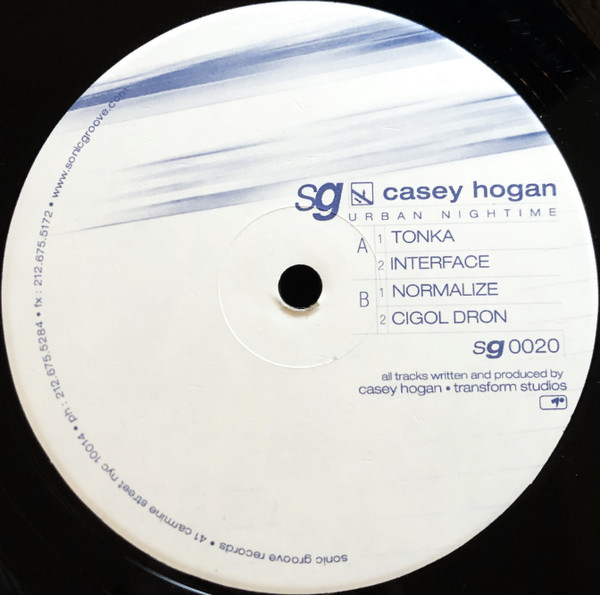 Casey Hogan - Urban Nightime | Sonic Groove (sg 0020)