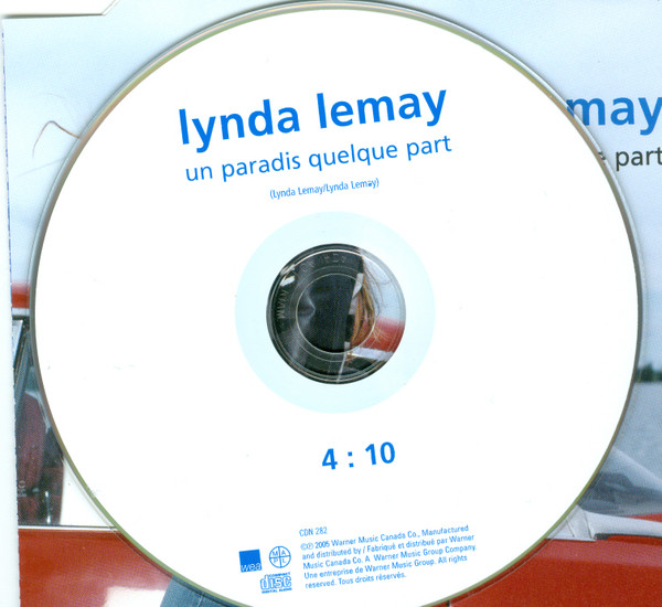 Lynda Lemay - Un Paradis Quelque Part | WEA (CDN 282) - 3