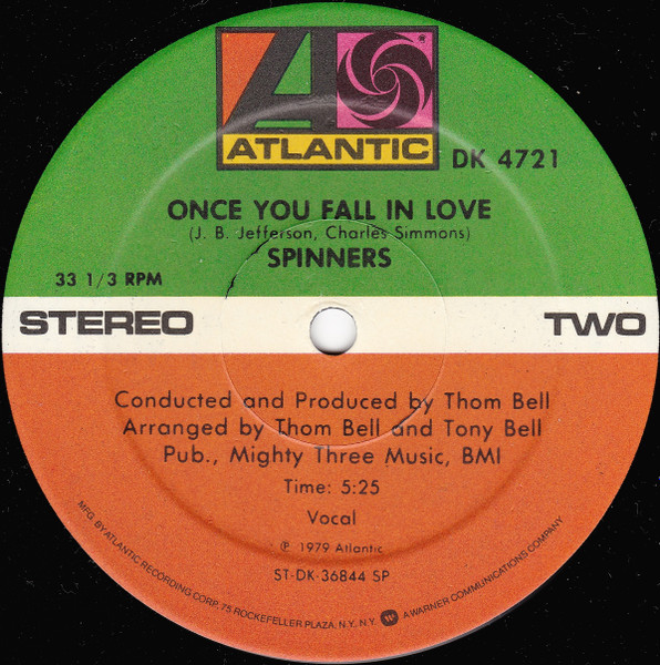 Spinners - Are You Ready For Love | Atlantic (DK 4721) - 2