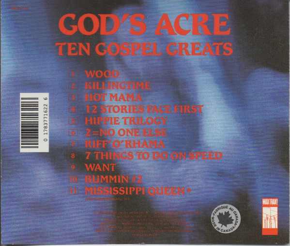 God's Acre - Ten Gospel Greats | Wax Trax! Records (WAXCD 7162) - 2
