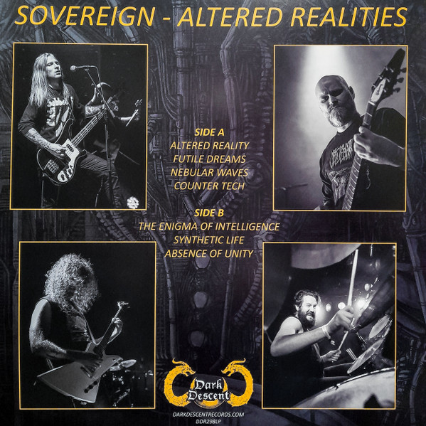 Sovereign - Altered Realities | Dark Descent Records (DDR298LP) - 2