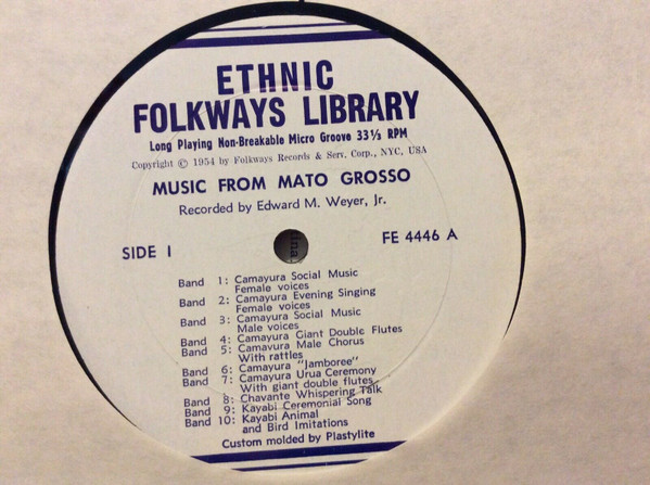 Edward M. Weyer, Jr - Music From Mato Grosso, Brazil | Ethnic Folkways Library (FE 4446) - 4