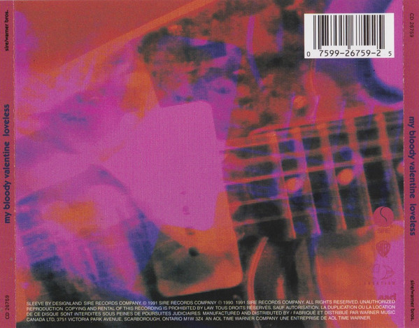 My Bloody Valentine - Loveless [CD] | Sire (9 26759-2) - 2