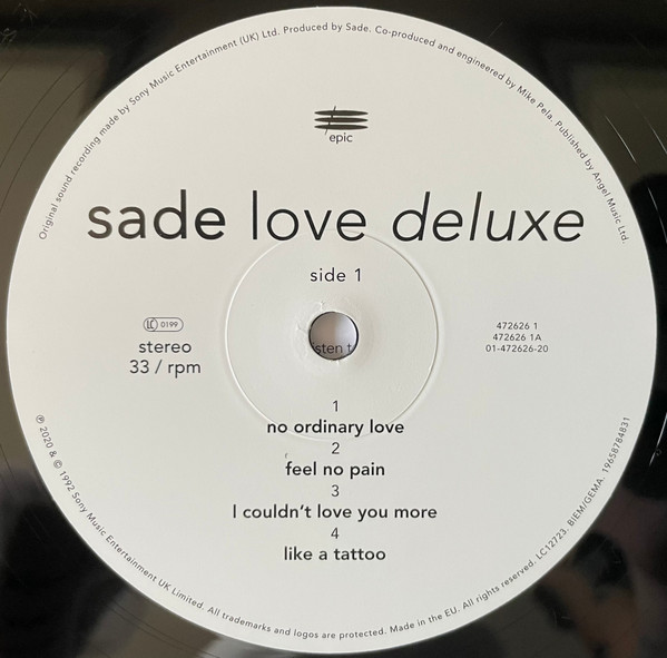 Sade - Love Deluxe | Epic (196587848316) - 3