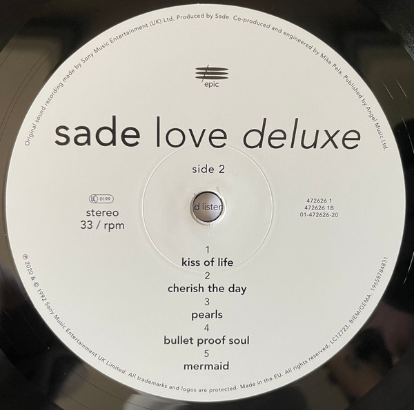 Sade - Love Deluxe | Epic (196587848316) - 4