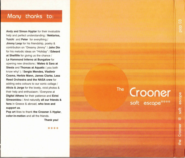 The Crooner - Soft Escape | Pop Art Records (pop 03) - main The Crooner - Soft Escape | Pop Art Records (pop 03) - main