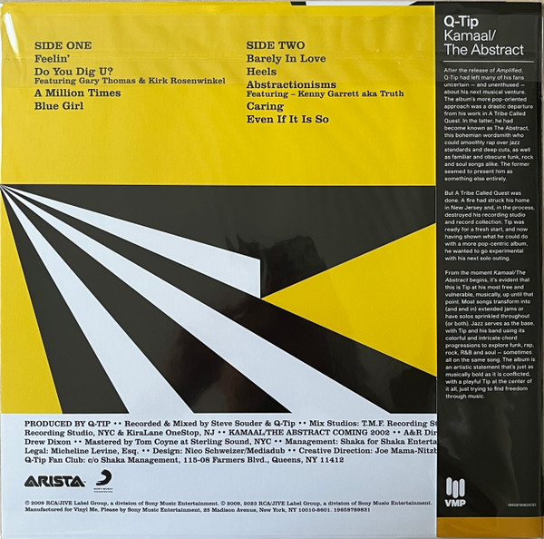 Q-Tip - Kamaal/The Abstract | Arista (19658789831) - 2