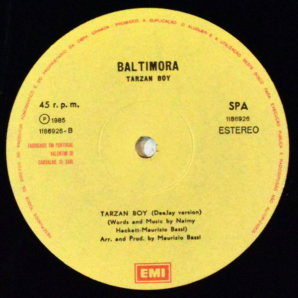 Baltimora - Tarzan Boy | EMI (1186926) - 4