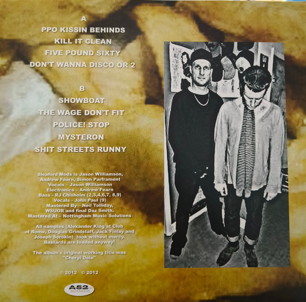 Sleaford Mods - Wank | A52 Sounds (A52CD005) Sleaford Mods - Wank | A52 Sounds (A52CD005)