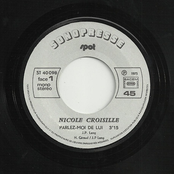 Nicole Croisille - Parlez-Moi De Lui | Spot (ST 40098) - 3