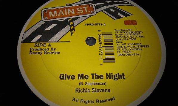 Richie Stephens / Madd Anju - Give Me The Night / Hold On Pon Yu Man | Main St. (VPRD-5773) - main