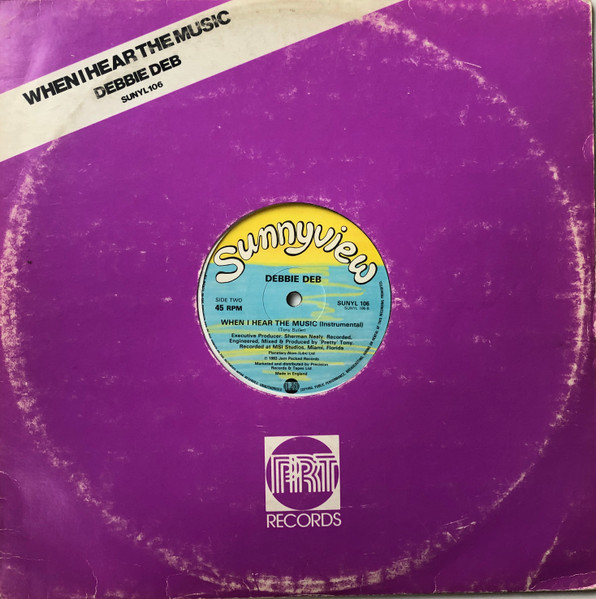 Debbie Deb - When I Hear The Music | Sunnyview (SUNYL 106) - main Debbie Deb - When I Hear The Music | Sunnyview (SUNYL 106) - main