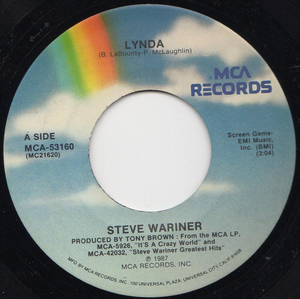 Steve Wariner - Lynda | MCA Records (MCA-53160) - main