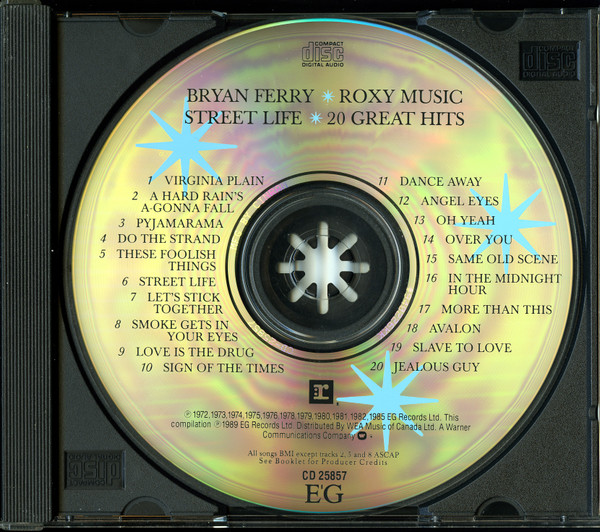 Bryan Ferry / Roxy Music - Street Life: 20 Great Hits [CD] | Reprise Records (CD 25857) - 3