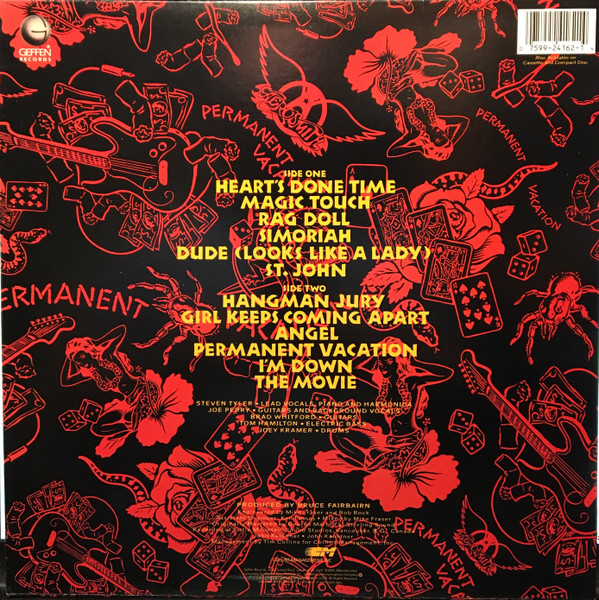 Aerosmith - Permanent Vacation | Geffen Records (GHS 24162) - 2 Aerosmith - Permanent Vacation | Geffen Records (GHS 24162) - 2