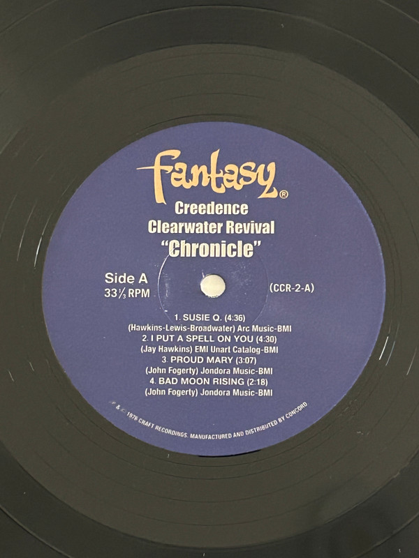 Creedence Clearwater Revival Featuring John Fogerty - Chronicle - The 20 Greatest Hits | Fantasy (CCR-2) - 4 Creedence Clearwater Revival Featuring John Fogerty - Chronicle - The 20 Greatest Hits | Fantasy (CCR-2) - 4