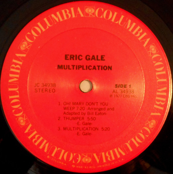 Eric Gale - Multiplication | Columbia (JC 34938)