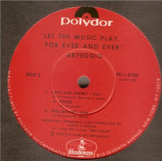 Arpeggio - Let The Music Play... | Polydor (PD-1-6180) - 2 Arpeggio - Let The Music Play... | Polydor (PD-1-6180) - 2