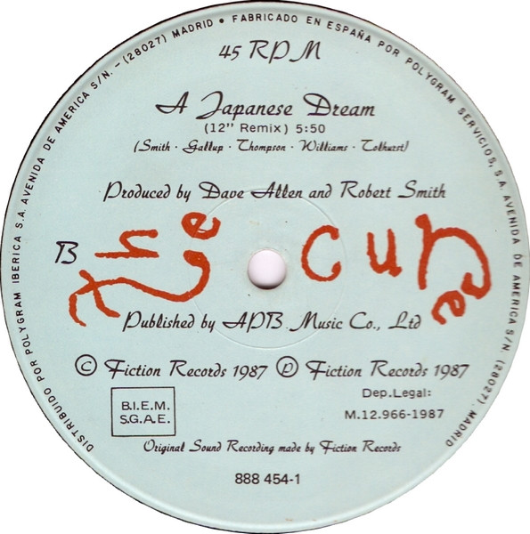 The Cure - Why Can't I Be You? (12" Remix) | Fiction Records (888 454-1) - 4 The Cure - Why Can't I Be You? (12" Remix) | Fiction Records (888 454-1) - 4