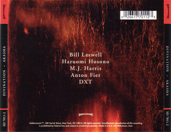 Divination - Akasha | Subharmonic (SD 7011-2) - 2