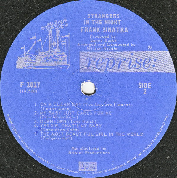 Frank Sinatra - Strangers In The Night | Reprise Records (F 1017) - 4 Frank Sinatra - Strangers In The Night | Reprise Records (F 1017) - 4