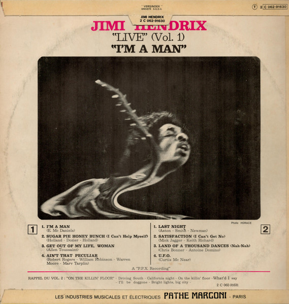 Jimi Hendrix - "Live" Vol:1 I'm A Man | Stateside (2C06291630) - 2 Jimi Hendrix - "Live" Vol:1 I'm A Man | Stateside (2C06291630) - 2