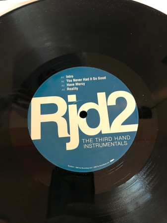 RJD2 - The Third Hand Instrumentals | XL Recordings (XLLP 274) - 3