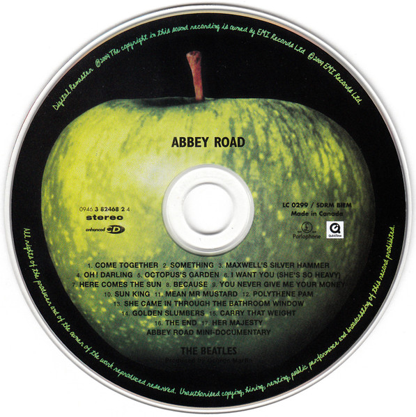The Beatles - Abbey Road [CD] | Apple Records (0946 3 82468 2 4) - 4