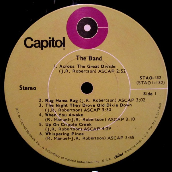 The Band - The Band | Capitol Records (STAO-132) - 4 The Band - The Band | Capitol Records (STAO-132) - 4