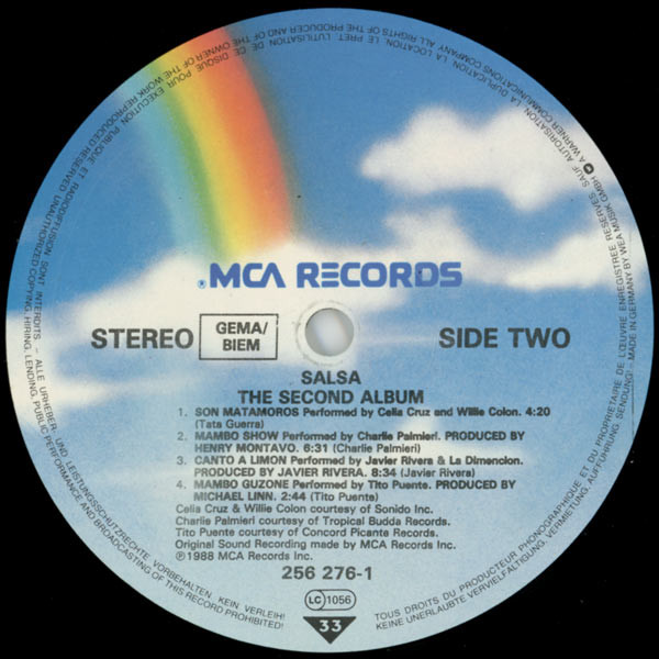 Various - Salsa / The Second Album (Original Motion Picture Soundtrack) | MCA Records (256 276-1) - 3