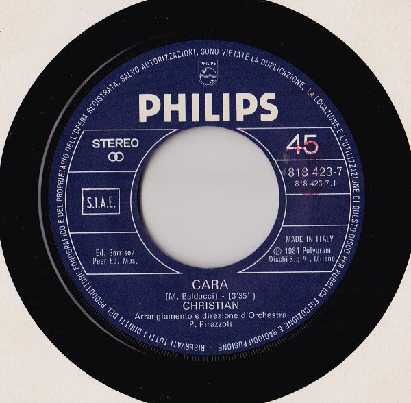 Christian - Cara | Philips (818 423-7) - 2