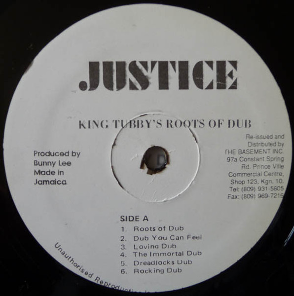 King Tubby - King Tubby's Roots Of Dub | Justice (B.S.M.T. 006) - 3