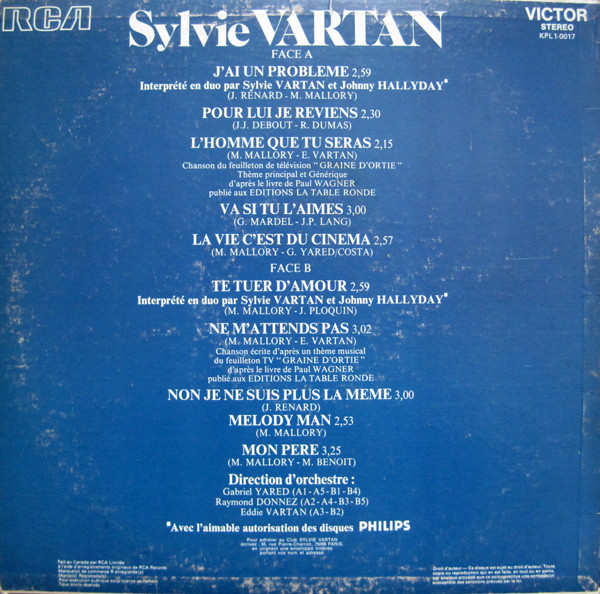 Sylvie Vartan - Sylvie Vartan | RCA Victor (KPL1-0017) - 2 Sylvie Vartan - Sylvie Vartan | RCA Victor (KPL1-0017) - 2