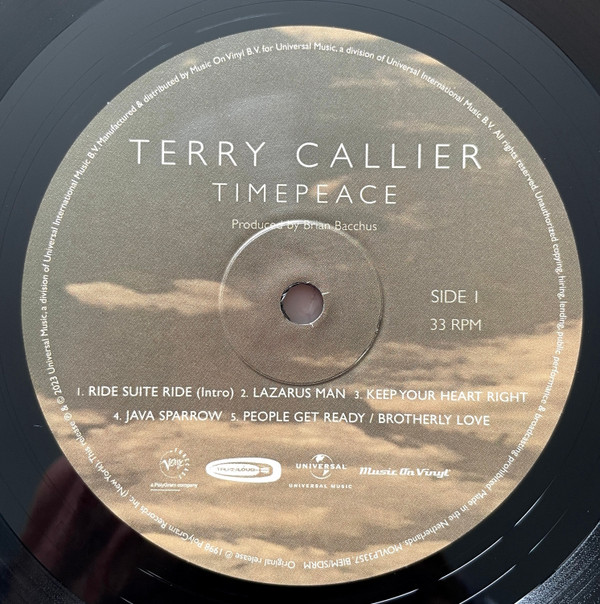 Terry Callier - Timepeace | Music On Vinyl (MOVLP3357) - 3