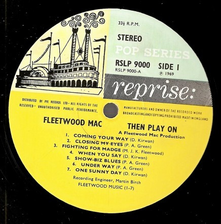 Fleetwood Mac - Then Play On | Reprise Records (RESLP 9000) - 4 Fleetwood Mac - Then Play On | Reprise Records (RESLP 9000) - 4