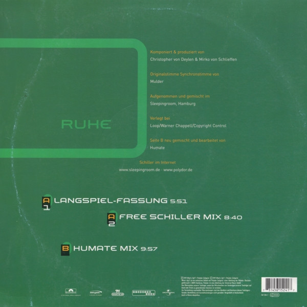 Schiller - Ruhe | What's Up ?! (561 524-1) - 2