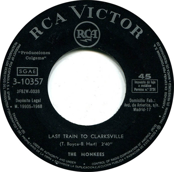 The Monkees - Theme From The Monkees | RCA Victor (3-10357) - 2