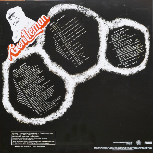 Fela Kuti & Africa 70 - Gentleman | Knitting Factory Records (KFR-2009-1) - 2