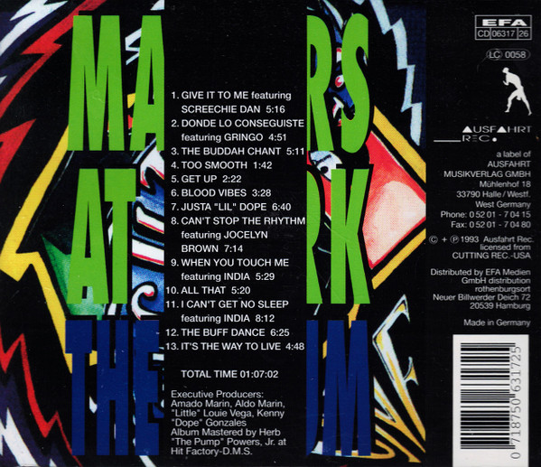 Masters At Work - The Album - New York Underground Vol. 4 | Ausfahrt (EFA 06317-26) - 2