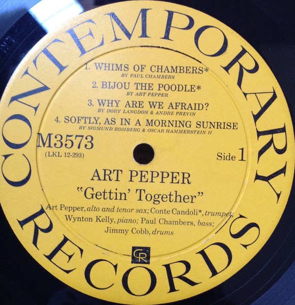 Art Pepper - Gettin' Together! | Contemporary Records (M3573) - 3 Art Pepper - Gettin' Together! | Contemporary Records (M3573) - 3