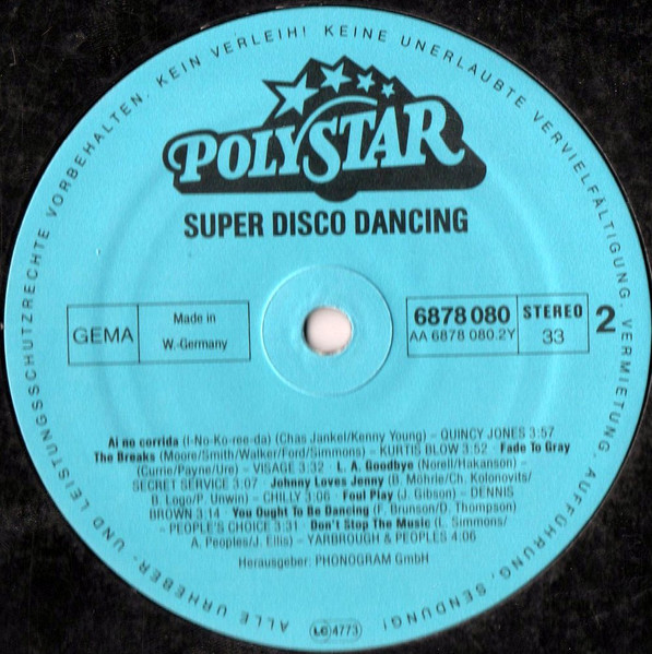 Various - Super Disco Dancing | Polystar (6878 080) - 4